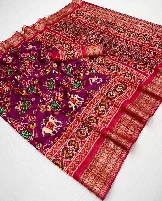 Sandhya rudraksh patola Saree wholesale suppliers in Bangalore